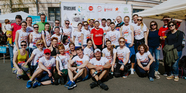Участники благотворительной программы Киевского полумарафона поддержали мобильные клиники для ВИЧ-позитивных детей