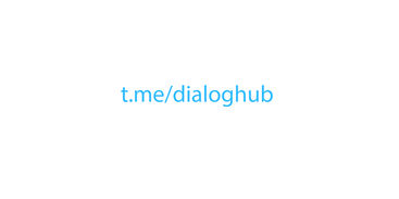 Dialogue Hub has its own telegram channel